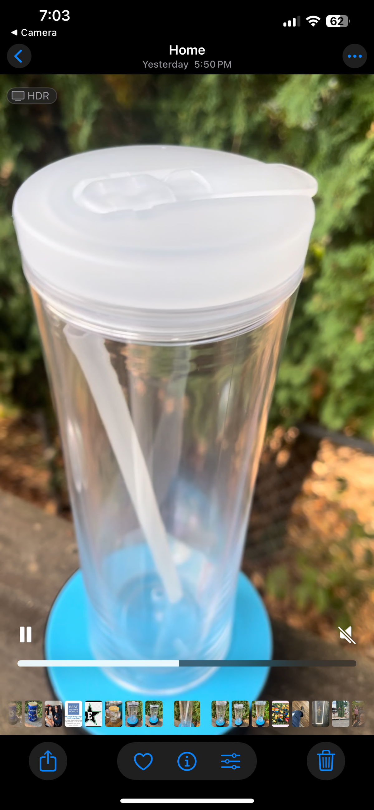 25oz Acrylic Tumbler