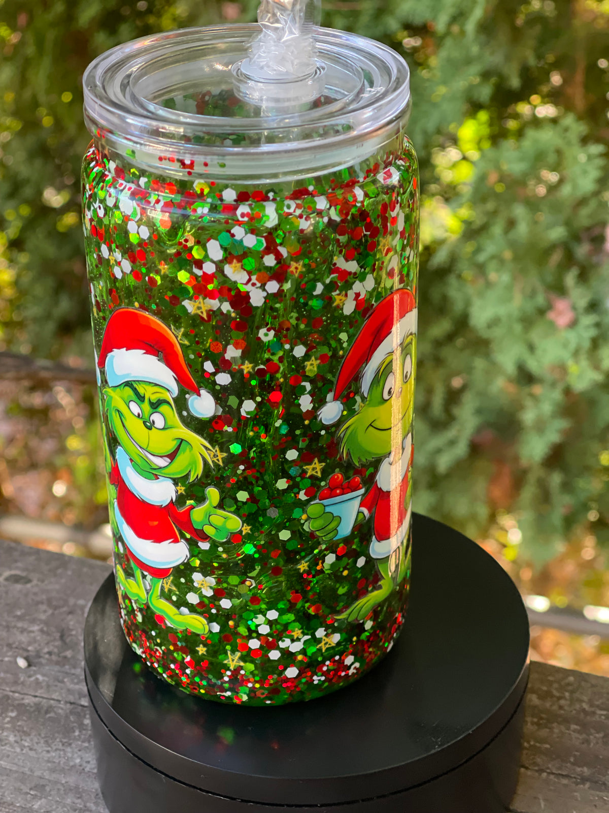 Premade 16oz Acrylic - Glitter Drip